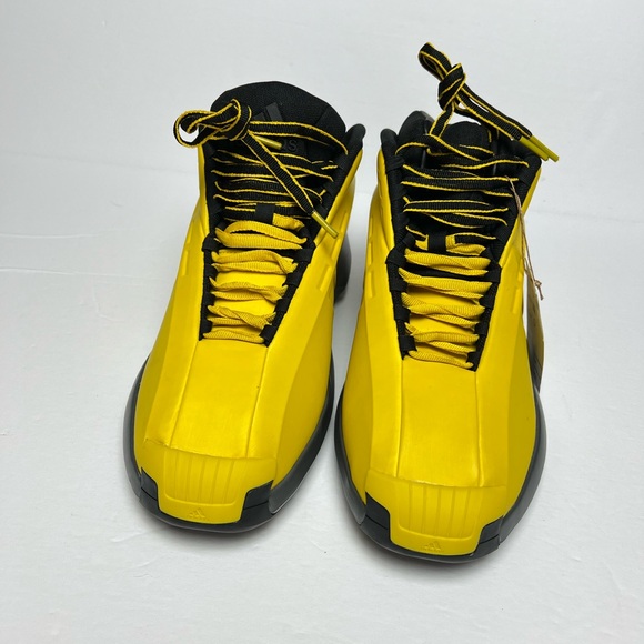 ADIDAS CRAZY 1 SNEAKERS BASKETBALL SHOES SIZE 11.5 GY3808 YELLOW METALLIC BLACK - Picture 4 of 10